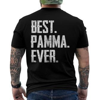 Best Pamma Ever - Vintage Father Men's Back Print T-shirt | Mazezy