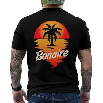 Bonaire Netherlands Antilles Travel Vacation Souvenir Beach Men's Back Print T-shirt | Mazezy