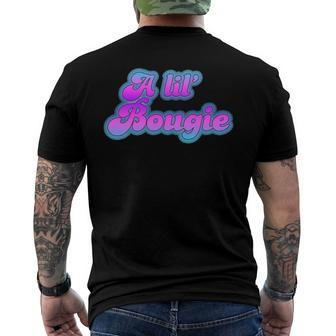 Bougie Culture A Lil Little Bougie Cute Sexy Hip Hop Rap Men's Back Print T-shirt | Mazezy