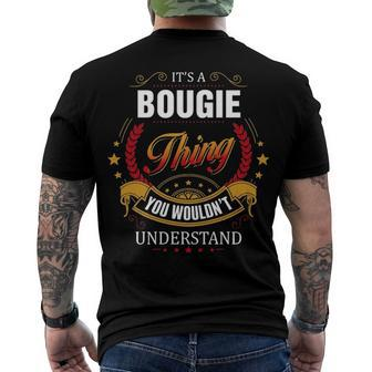 Bougie Shirt Family Crest Bougie T Shirt Bougie Clothing Bougie Tshirt Bougie Tshirt For The Bougie Men's T-Shirt Back Print - Seseable