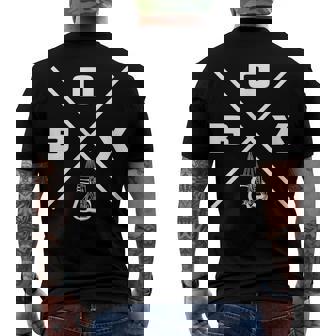 Boxing Apparel - Boxer Boxing Men's T-shirt Back Print - Seseable