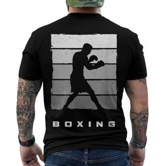 Boxing Apparel - Boxer Boxing Men's T-shirt Back Print - Seseable