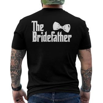 Mens The Bridefather - Father Of The Bride Dad Wedding Marriage Men's Back Print T-shirt | Mazezy UK