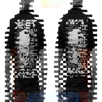 Burgett Name Burgett Ive Only Met About 3 Or 4 People Men's T-Shirt Back Print - Seseable