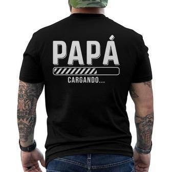 Camiseta En Espanol Para Nuevo Papa Cargando In Spanish Men's Back Print T-shirt | Mazezy