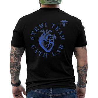 Cardiovascular Radiology Technologist Cardiac Cath Lab Rt Men's Back Print T-shirt | Mazezy