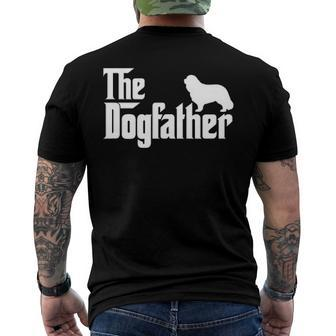Cavalier King Charles Spaniel - The Dogfather Men's Back Print T-shirt | Mazezy