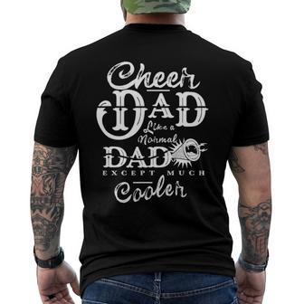 Cheer Dad Daddy Father Day Sport Cheerleader Men's Back Print T-shirt | Mazezy CA