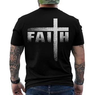 Christian Faith & Cross Christian Faith & Cross Men's Back Print T-shirt | Mazezy
