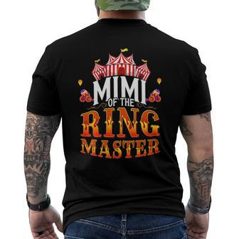 Circus Mimi Of The Ringmaster Family Matching Party Men's Back Print T-shirt | Mazezy