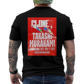 Clonex Takashi Murakami Gagosian Men's Back Print T-shirt | Mazezy