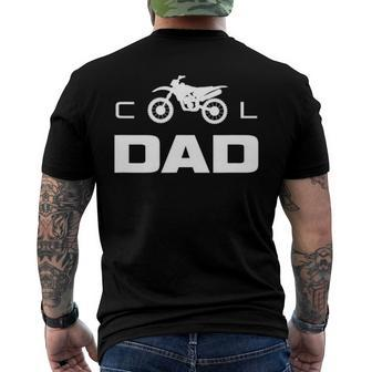 Mens Cool Dad Dirt Bike Motocross Apparel - Dirt Bike Motocross Men's Back Print T-shirt | Mazezy