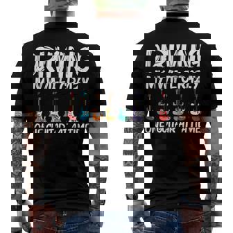 Cool Guitar For Men Women Acoustic Guitarist Band Music Men's T-shirt Back Print | Seseable CA