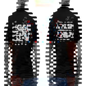 Cousin Crew 4Th Of July Patriotic American Family Matching V9 Men's T-shirt Back Print - Seseable