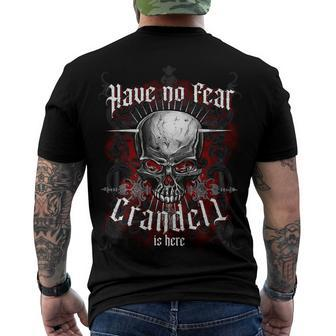 Crandell Name Shirt Crandell Family Name Men's Crewneck Short Sleeve Back Print T-shirt - Monsterry DE