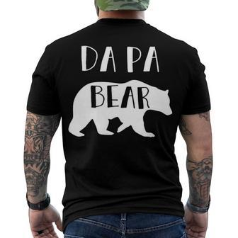 Da Pa Grandpa Da Pa Bear Men's T-Shirt Back Print - Seseable