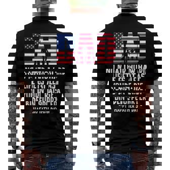 Dad Happy Fathers Day No Matter How Hard Life Gets At Least Men's T-shirt Back Print - Seseable
