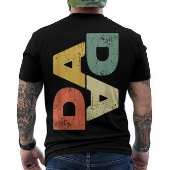 Mens Dada Fathers Day Men's Back Print T-shirt | Mazezy