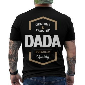 Dada Grandpa Genuine Trusted Dada Premium Quality Men's T-Shirt Back Print - Seseable