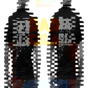 Dadcula Dracula Halloween Dad Costume Men's Back Print T-shirt | Mazezy