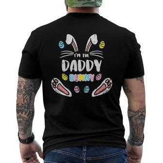 Mens Im Daddy Bunny Rabbit Easter Family Matching Dad Papa Men Men's Back Print T-shirt | Mazezy