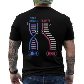 Dna Rna Microbiology Biology Biologist Science Student Men's Back Print T-shirt | Mazezy