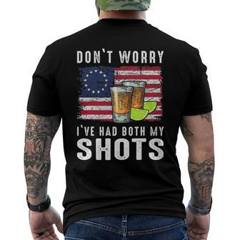 Dont Worry Ive Had Both My Shots For Men Women Men's Back Print T-shirt | Mazezy