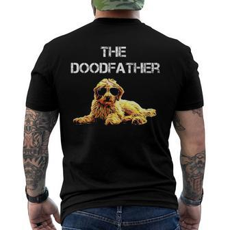 The Dood Father Men Golden Doodle Dog Lover Idea Men's Back Print T-shirt | Mazezy