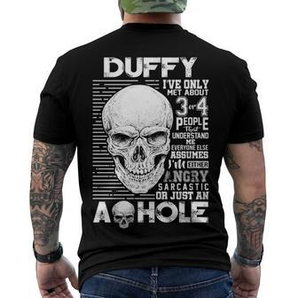 Duffy Name Duffy Ive Only Met About 3 Or 4 People Men's T-Shirt Back Print - Seseable