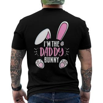 Easter Im Daddy Bunny For Dads Family Group Men's Back Print T-shirt | Mazezy
