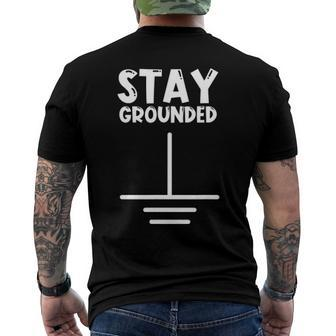 Electronics Ground Electrical Engineer Grounded Electronics Men's Back Print T-shirt | Mazezy