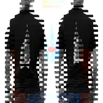 Empire State Building Clown State Of New York Men's Back Print T-shirt | Mazezy