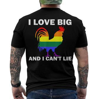 Equality Gay Pride 2022 Rainbow Lgbtq Flag Love Is Love Wins  Men's Crewneck Short Sleeve Back Print T-shirt
