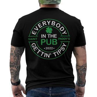 Everybody In The Pub Gettin Tipsy Men's Crewneck Short Sleeve Back Print T-shirt - Monsterry UK