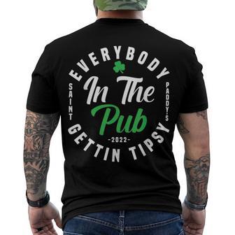 Everybody In The Pub Gettin Tipsy Men's Crewneck Short Sleeve Back Print T-shirt | Favorety