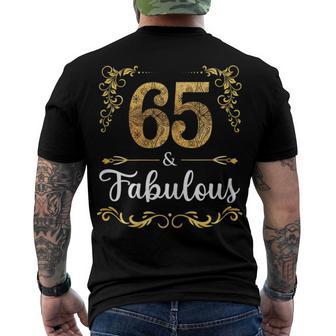 Fabulous Since V4 Men's Crewneck Short Sleeve Back Print T-shirt | Favorety