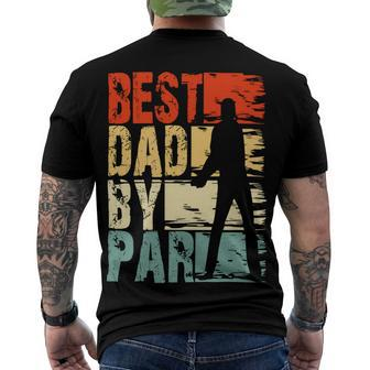 Father Grandpa Best Dad By Par 435 Family Dad Men's Crewneck Short Sleeve Back Print T-shirt - Monsterry