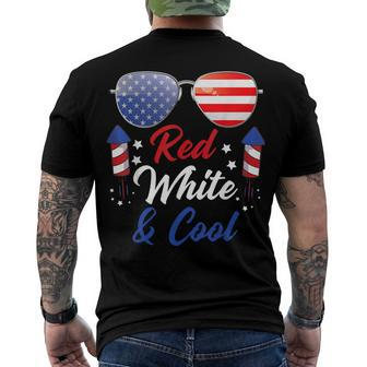 Fourth Of July 4Th July Kids Red White And Blue Patriotic Men's T-shirt Back Print - Seseable