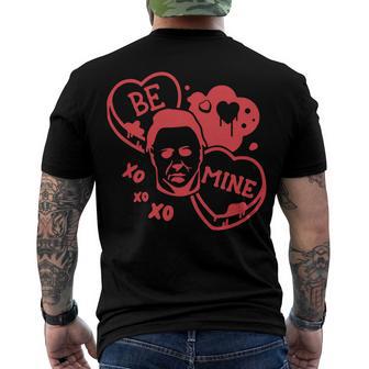 Funny Horror Valentines Day Men's Crewneck Short Sleeve Back Print T-shirt | Favorety CA