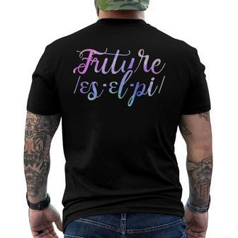 Future Slp Grad Student Speech Language Pathologist Men's Back Print T-shirt | Mazezy