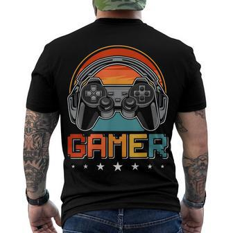 Gamer Video Gamer Gaming V2 Men's T-shirt Back Print - Seseable