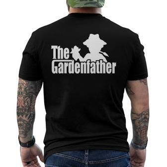 The Gardenfather Gardening Fathers Day Men's Back Print T-shirt | Mazezy