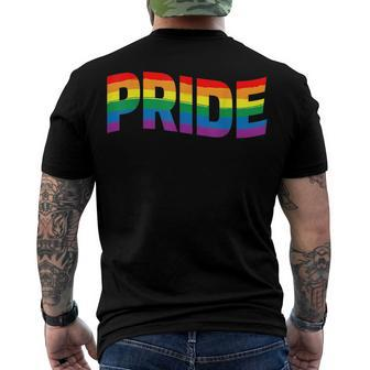 Gay Pride Lgbt Lgbtq Awareness Month 2022 Men's Back Print T-shirt | Mazezy