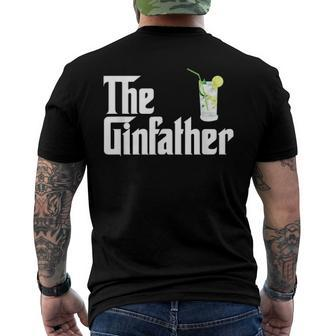 The Gin Father Gin And Tonic Classic Men's Back Print T-shirt | Mazezy
