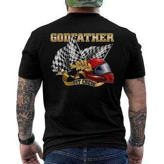 Godfather Birthday - Godfather Pit Crew S Men's Back Print T-shirt | Mazezy