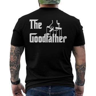 Mens The Goodfather Fathers Day Graphic White Men's Back Print T-shirt | Mazezy