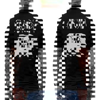 Grandpa Grandpa Bear Men's T-Shirt Back Print - Seseable