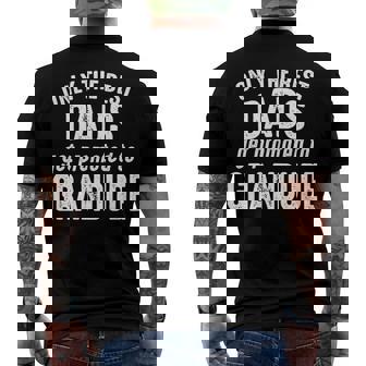 Grandude Grandpa Only The Best Dads Get Promoted To Grandude Men's T-Shirt Back Print | Seseable UK
