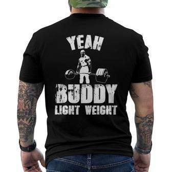 Gym Lightweight Bodybuilding Weightlifter Men's Back Print T-shirt | Mazezy