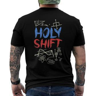 Holy Shift Mathematician Math Lover Men's Back Print T-shirt | Mazezy